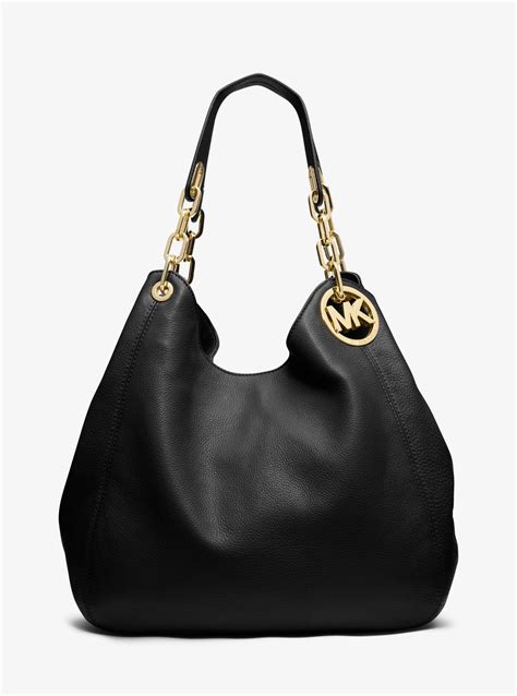 Michael Kors Fulton Large Leather Shoulder Bag 